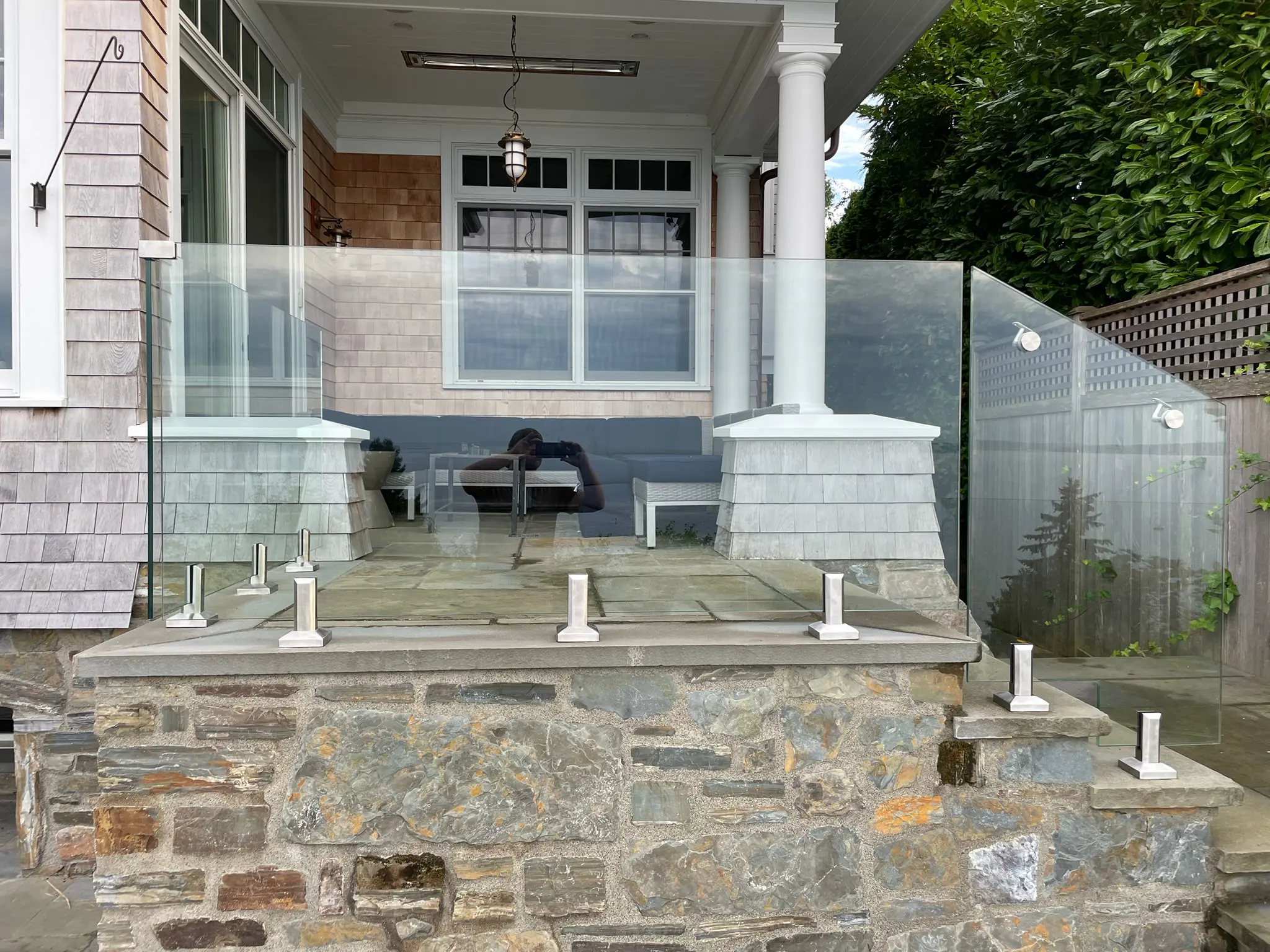 Custom glass railing system by Northwest Glass LLC