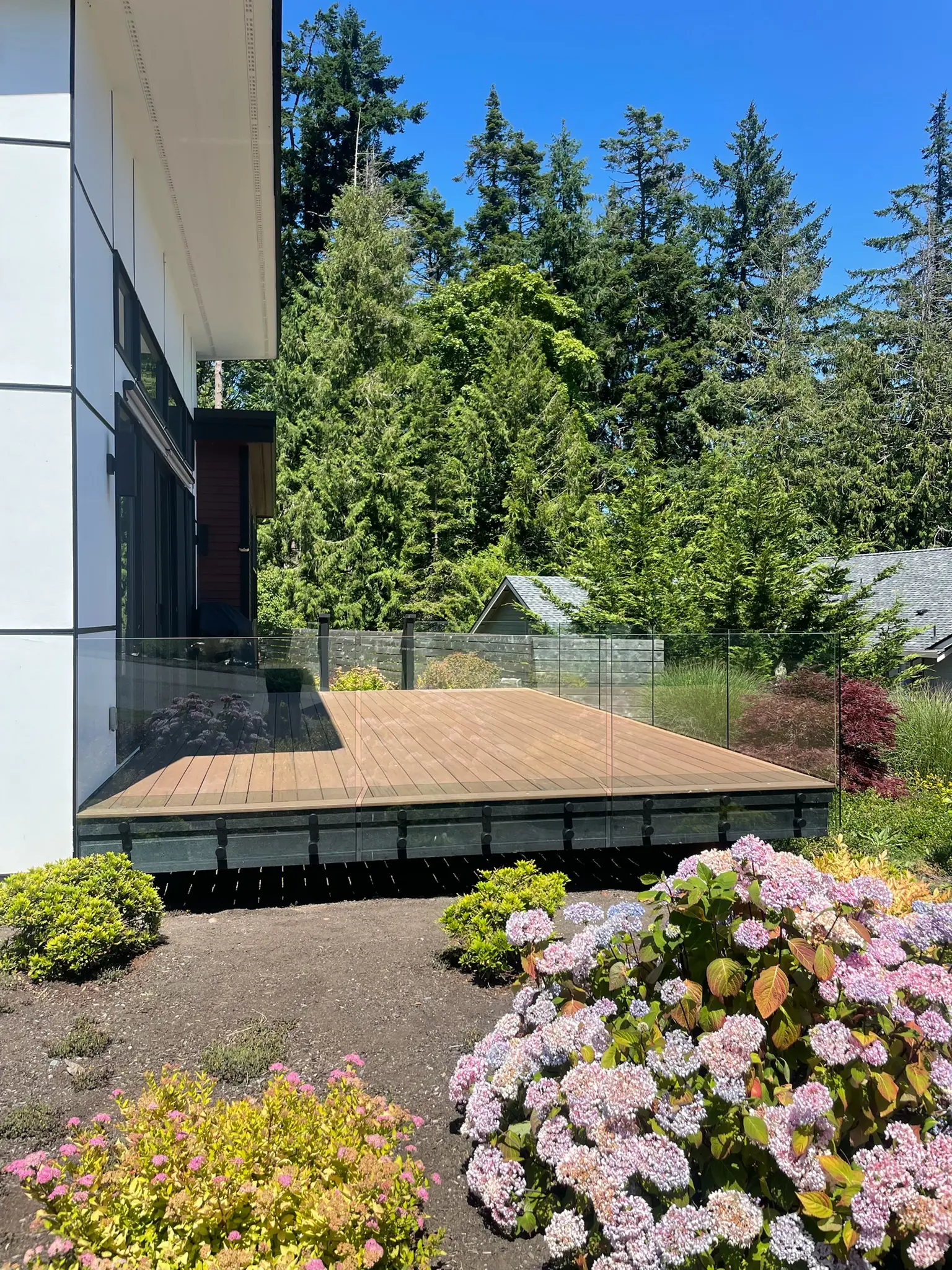 Custom frameless glass installation by Northwest Glass LLC